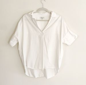 Madewell Courier Button-Back Shirt, Medium